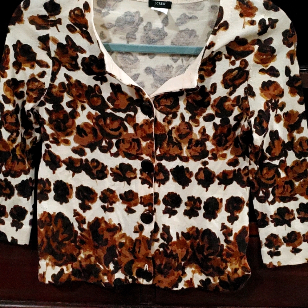 J crew crop sweater